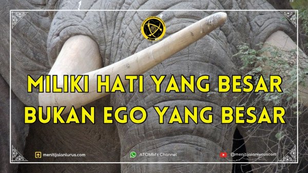 Milikilah Hati Yang Besar, Bukan Ego Yang Besar